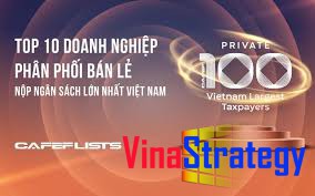 10 doanh nghiệp tư nhân Phân phối Bán lẻ nộp ngân sách lớn nhất Việt Nam năm 2024, nguồn CafeF